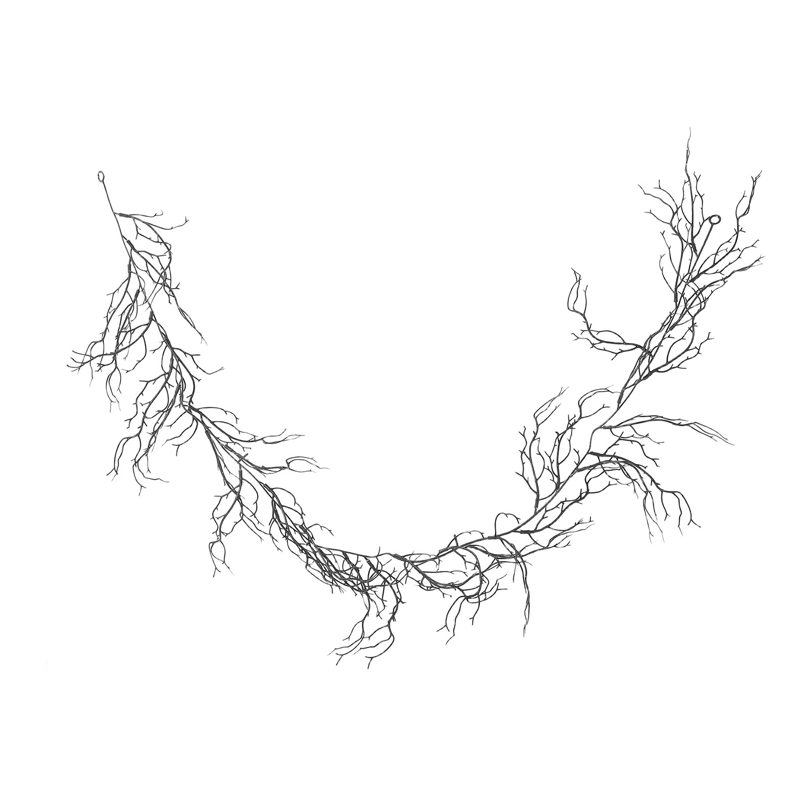 Branch Curly Willow - Czarna Dekoracyjna Gałązka Realistyczna Plastikowa Girlanda