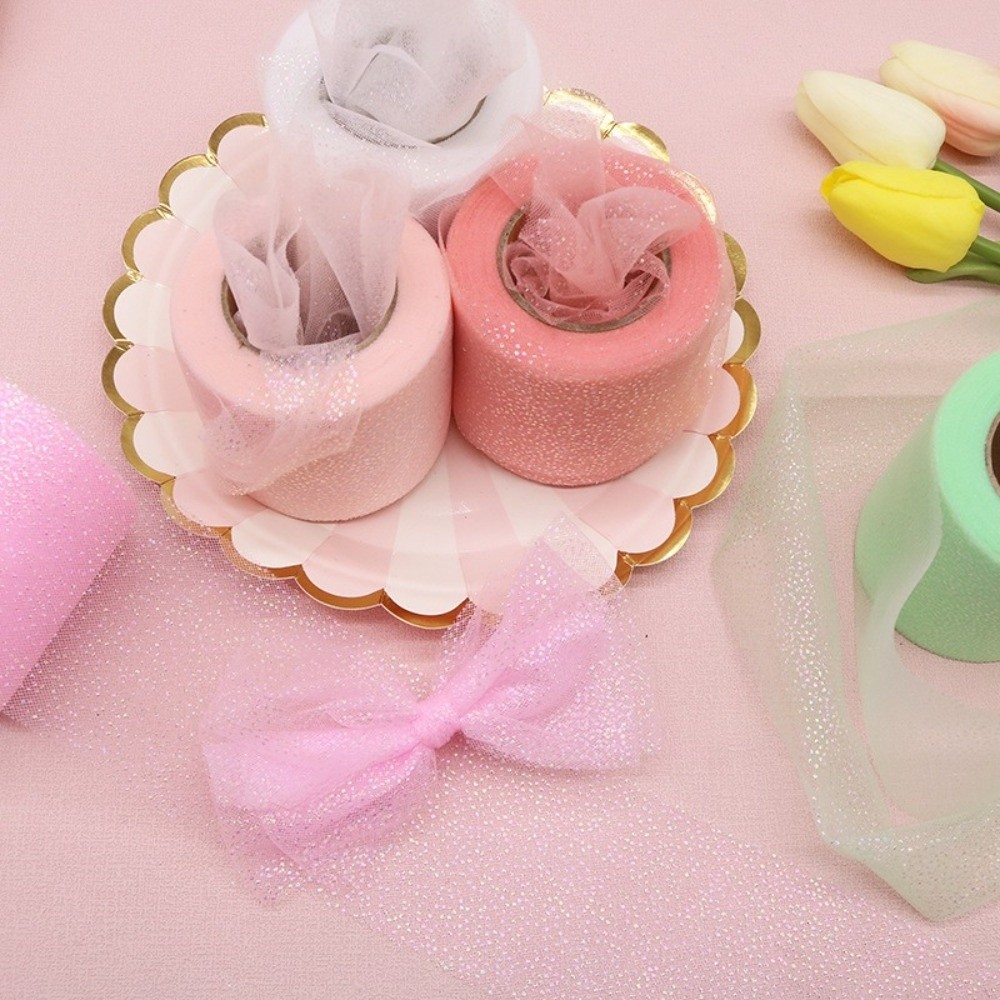 6CM 25 Jardów Kryształowe Wstą – Ribbon Organza Roll recenzja i cena