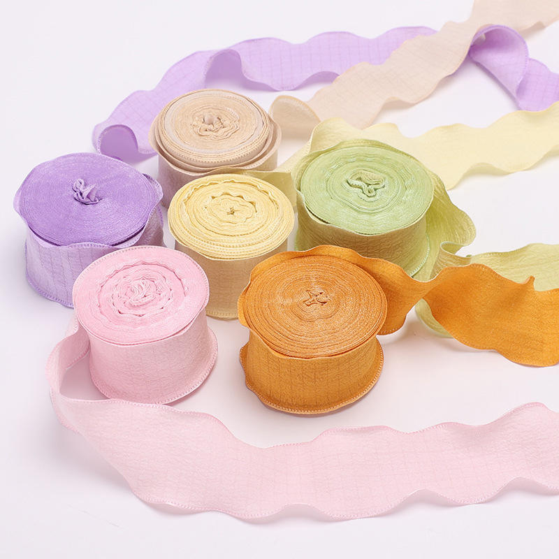 4CM 9 metrów/rolka pomarszczon – Ribbon Organza Roll recenzja i cena