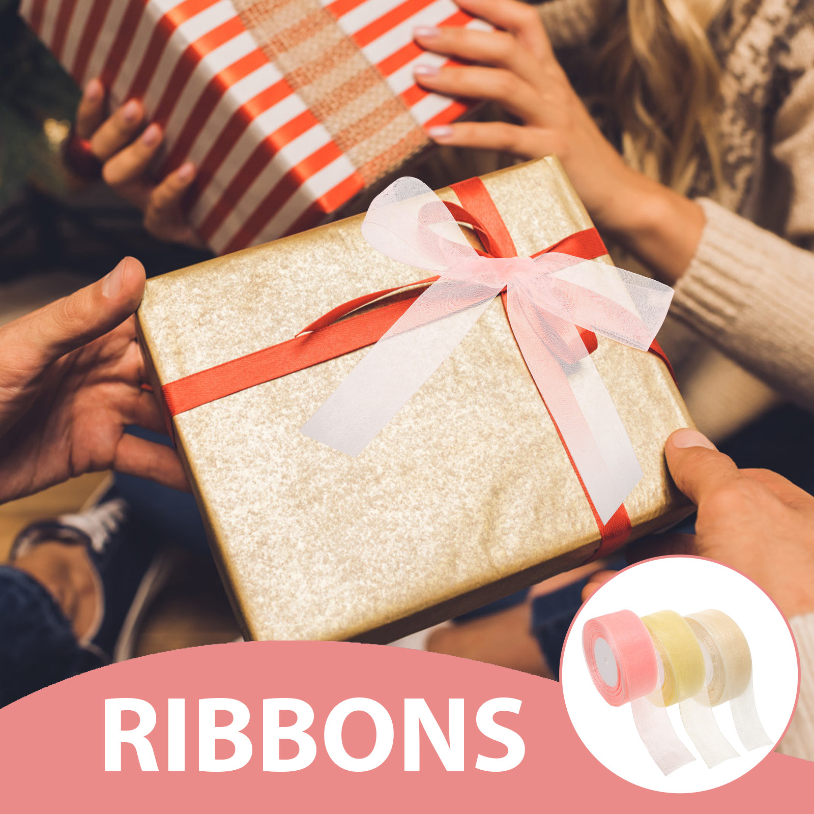 3 Rolki Przezroczystej Organzy – Ribbon Organza Roll recenzja i cena