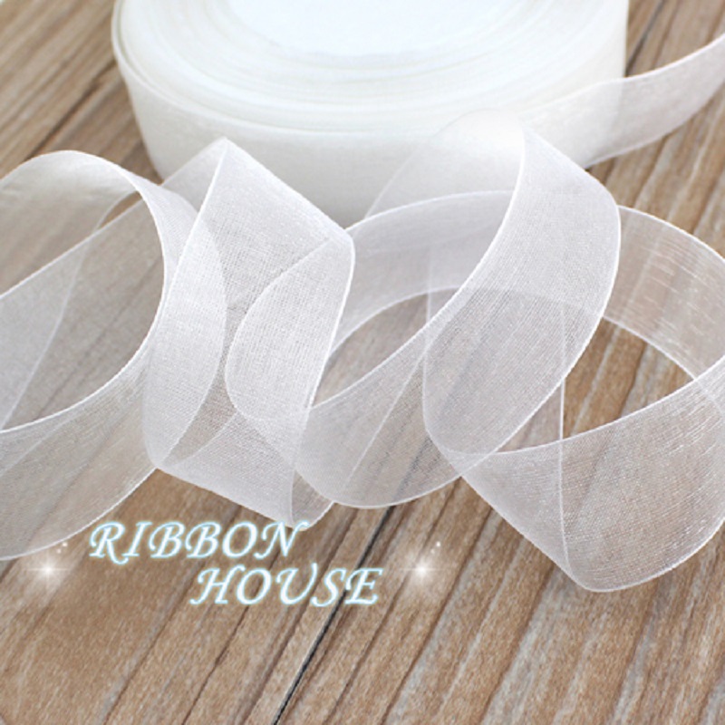 (50 jardów / rolka) 12/15/20/2 – Ribbon Organza Roll recenzja i cena