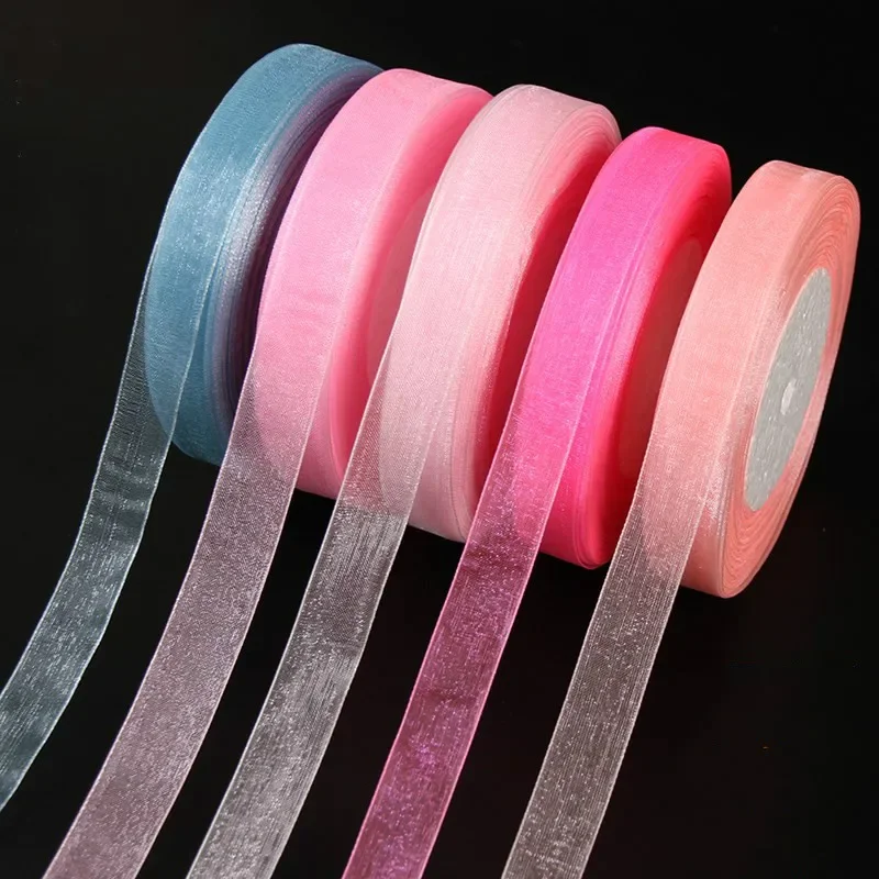 Wstążki z organzy 15mm, 50 jar – Ribbon Organza Roll recenzja i cena