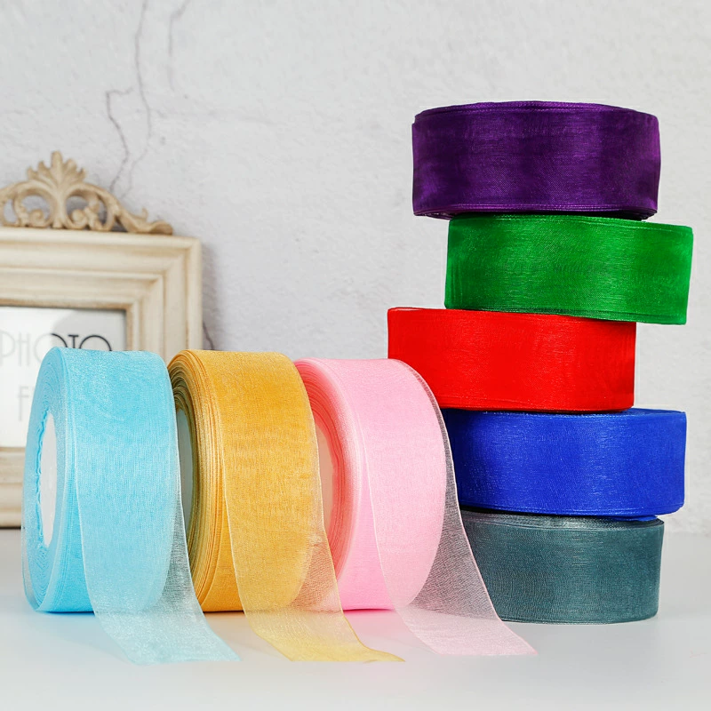 Wstążka szyfonowa organza 4 cm – Ribbon Organza Roll recenzja i cena
