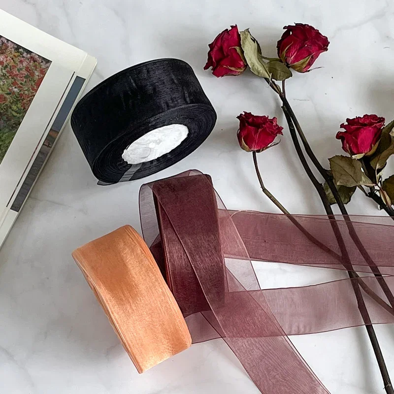 Wstążka szyfonowa organza 4 cm – Ribbon Organza Roll recenzja i cena