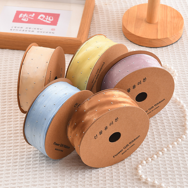 20 jardów rolki 4CM dżetów jed – Ribbon Organza Roll recenzja i cena