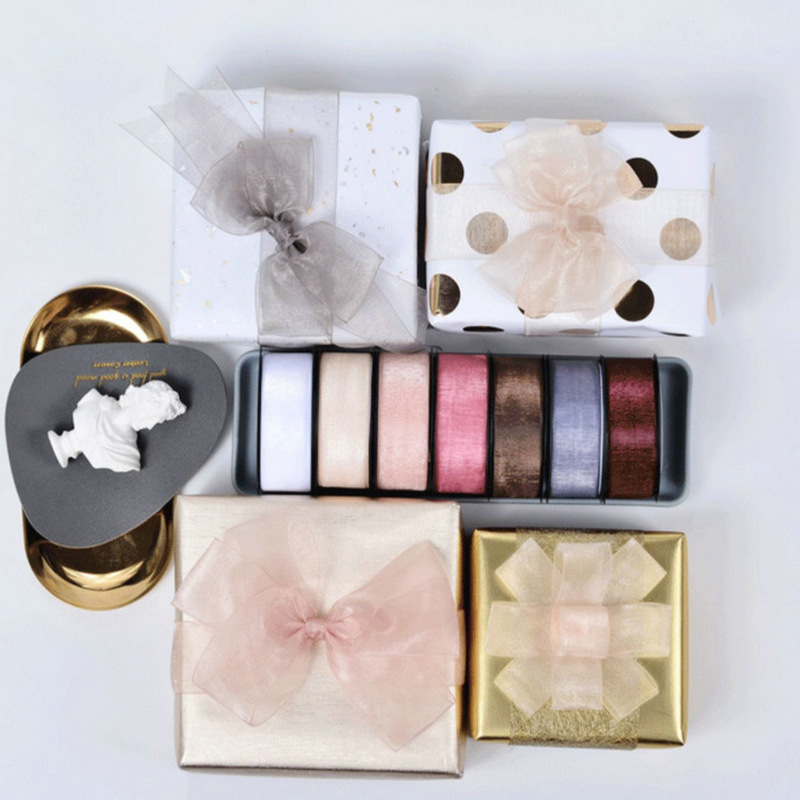 50 jardów/rolka wstążka z orga – Ribbon Organza Roll recenzja i cena