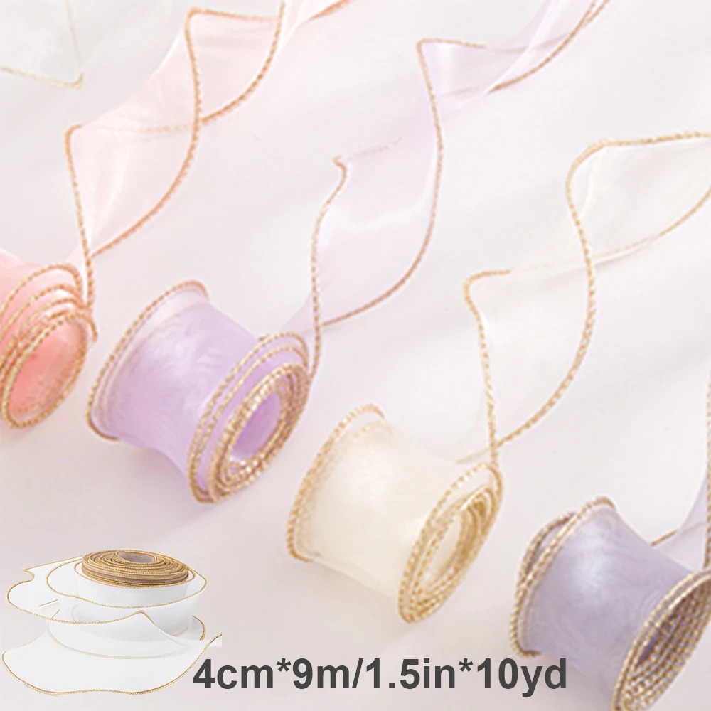 10 jardów/rolka wstążki z orga – Ribbon Organza Roll recenzja i cena