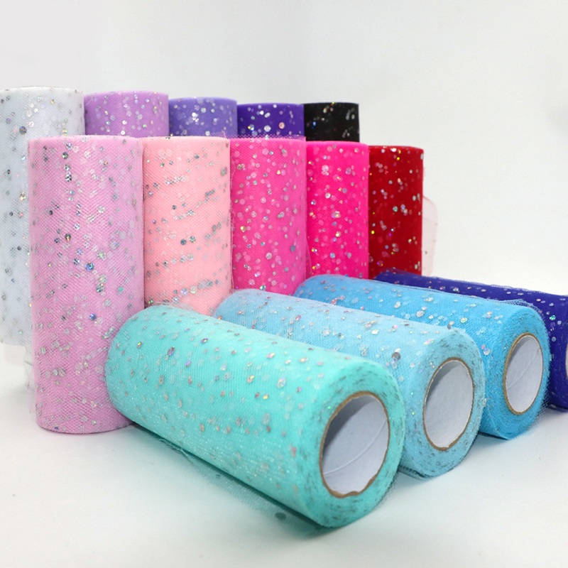 Brokatowa cekinowa rolka tiulu – Ribbon Organza Roll recenzja i cena
